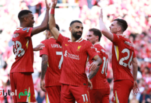 ليفربول يحتفل بخماسية أمام وست هام في الدوري الإنجليزي