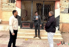 مدير الشباب والرياضة بدمياط خلال جولة تفتيشية داخل أحد مراكز الشباب