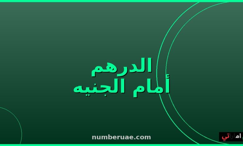 سعر الدرهم الإماراتي مقابل الجنيه المصري اليوم 16 مايو 2026